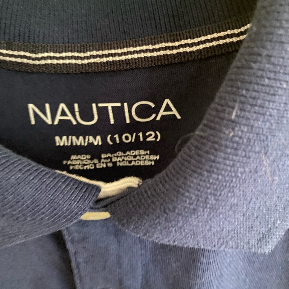 NWOT BUNDLE 2 Nautica Boys Navy/Red Polo Shirts  Classic Design PRICED FOR BOTH - Picture 10 of 14